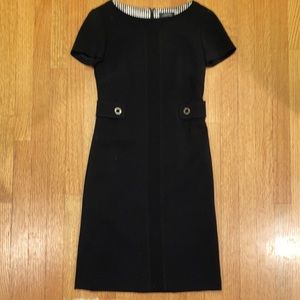 Tahari Little Black Sheath Dress Size 4